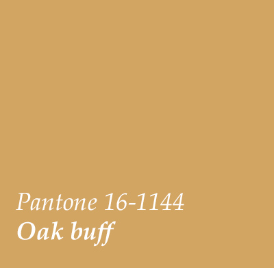 pantone oak buff